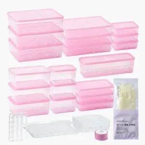 땡스소윤 냉동밀폐용기 새출발세트 총 24개