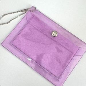 카드지갑 투명 통장 학생 여성 정리 신분증 카드 수납