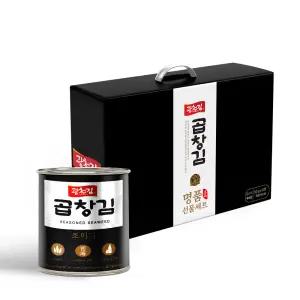 광천김 곱창캔김 30g x 6캔 선물세트 /캔김/조미김/구운김/곱창김