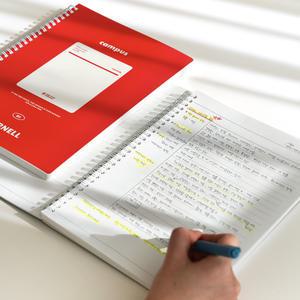 모모디 두꺼운 스프링 노트 100g 라인 코넬 모눈 무지 수학 필기 오답 공책 55매