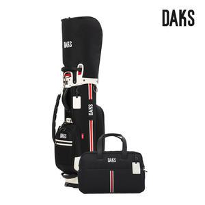 2025년 닥스골프 남성 초경량 캐디백 보스턴백 골프백세트 화이트블랙 DKCB DKBB-035M