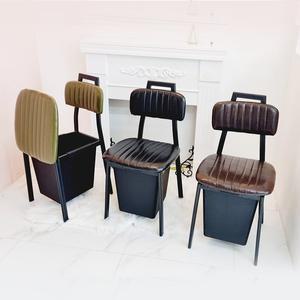 [체어아울렛]심플퀼팅 수납의자 업소용 식당 고기집 카페 옷보관 의자 체어