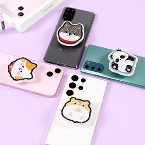 동물 보석십자수 스마트톡 그립톡 만들기 재료 공예 어린이 비즈 보석 큐빅 초등학생 돌봄교실 키트 늘봄 DIY