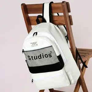 캐주얼 중고생 백팩 청소년 여학생 책가방 지퍼포켓-WBED874
