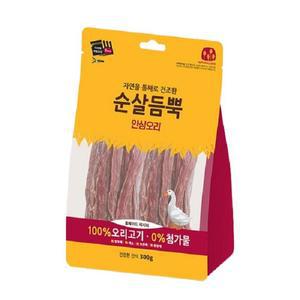 [채널펫] 순살듬뿍 안심오리 300g 6개 bt