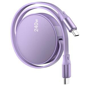 [바라보고]240w케이블 ctoc c타입 릴케이블 핸드폰충전선 충전기선 고속충전케이블