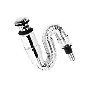 세면대 배수관 교체 프리미엄 일체형 자동폽업 세트_WA0F820