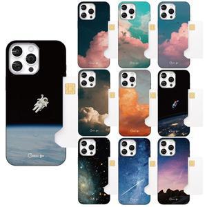 아이폰17 프로 맥스 16 15 14 13 12 미니 맥세이프 카드 케이스 하늘하늘 카드 2장 범퍼 케이스