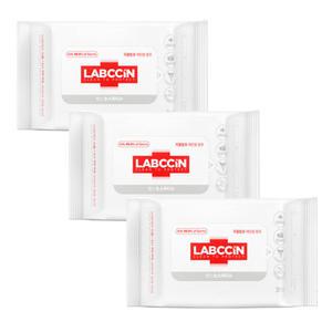 랩신 V3 휴대용 항균 손소독티슈 살균 물티슈 20매 3개