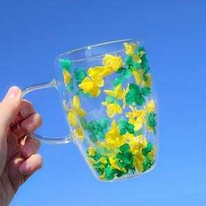 프리저브드 플라워 수국 이중 유리컵 만들기 DIY키트 인테리어 소품