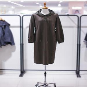 [코데즈컴바인] 배색후드 분또 원피스 (CIC-TO502W9)