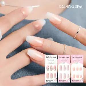 M]데싱디바 차밍 리본 쉐잎 네일 3종세트