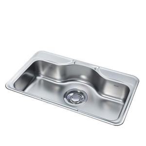 백조언더싱크볼 DS850 수세미망+바구니+배수구포함 씽크대리모델링 주방씽크볼