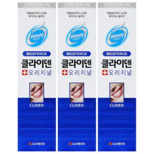 페리오 클라이덴 오리지널 불소 치약 충치 잇몸 3개