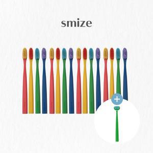 스마이즈 칫솔 오리지널 4O35 4개입X4박스(16개)+혀클리너 1개(색상랜덤)