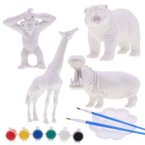 애니멀 월드 색칠놀이 A세트 / 색을 입혀 주세요 DIY인형 피규어 미술놀이