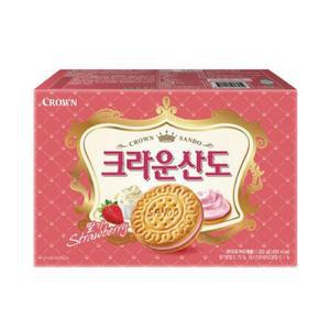 [크라운] 산도 딸기크림치즈 323g 8개