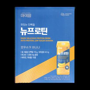 대상 마이밀 뉴프로틴 로우슈거 바나나맛 190ml 16팩 1박스_WB