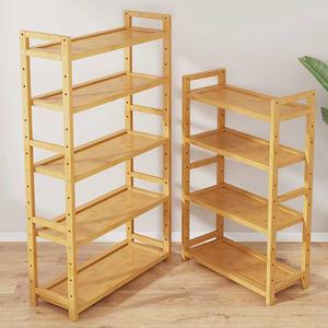 원목 선반 4단선반 다용도 선반장 고무목 나무 35cm 인테리어선반 주방 진열대 우드