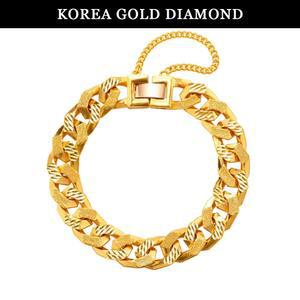 갤러리아 순금 팔찌 24K 남자 컷팅 스지 팔각 체인 37.5g