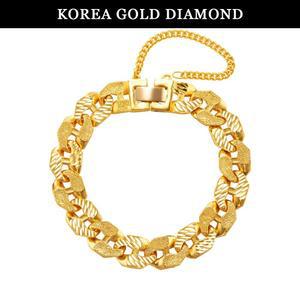 갤러리아 순금 팔찌 24K 남자 컷팅 매듭 체인 금팔찌 37.5g