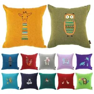 자수쿠션커버 50x50 12color