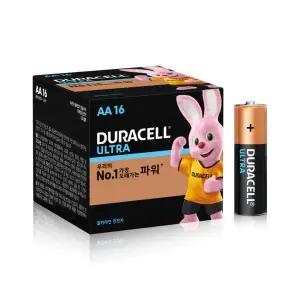 듀라셀 울트라 알카라인 건전지 AA 16입 LR6