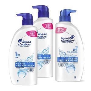 헤드앤숄더 딥클린 샴푸 850ml 2개 + 린스 850ml 1개
