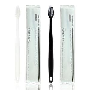 위드모먼트 고급형 미세모 일회용칫솔 100개 개별포장 손님접대용 여행용 업소용 휴대용 칫솔