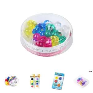 POB (CT-40) 큐티 자석 홀더 (중 15mm 10개입)/장구자석/자석홀더/칠판자석/체스자석/화이트보드자석/자석