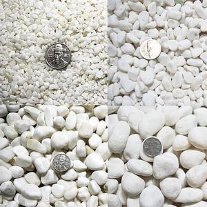 [모두모아]백자갈 3kg전후 (어항 화분 장식 자갈 미술 재료 등 천연석자갈 수족관장식 어항꾸미기