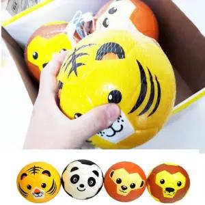 말랑말랑 동물얼굴 스펀지공 고무공 스펀지공어린이/키즈/아기/연습공/탱탱볼/말랑볼/소프트볼/스펀지볼