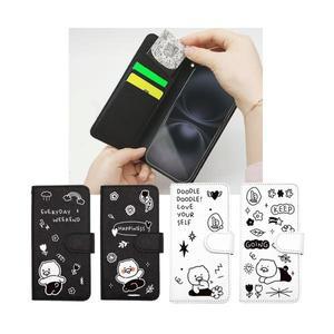 갤럭시 S25 S24 S23 S22 케이스 플러스 울트라 FE-춘식이 두들두들 다이어리 케이스/기종선택
