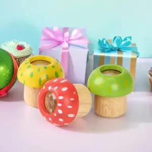 캐스B 버섯 곤충아이 3종세트 곤충눈 왜곡 렌즈 원목 관찰경 확대경 돋보기 자연관찰 유아