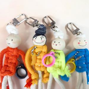 마크라메 걱정인형 립스틱 립밤 키링 만들기 DIY 립 틴트 케이스 고리 홀더 매듭 인형