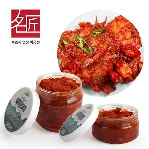 [햇살맞춤]이금선 명장 가자미식해 500g 저온숙성 국내산 물가자미