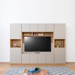 [보루네오하우스]보루네오 엘리브 월플렉스 2800 TV 다용도 수납장 bk103