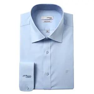 [대구백화점] [듀퐁셔츠]스트레치 소재  블루 슬림핏셔츠(SE5SM22LS924SBU)