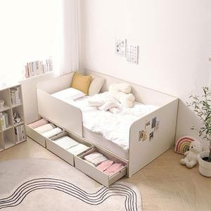 [신세계라이브쇼핑]도담 키즈 안전가드 데이베드 수납 서랍 침대 SS (매트제외) DO5119R (착불)