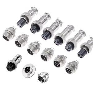 항공잭 항공 단자 써큘러 커넥터 콘넥터 전선 연결 플러그 16mm