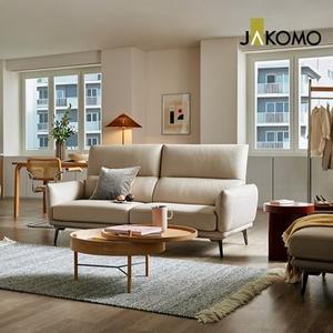 [자코모][스툴증정]밀리 2인 천연면피 소가죽 소파+스툴