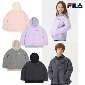 [롯데백화점]휠라 키즈 아동 공용 바람막이 2in1 경량 다운_FK2DJF4102X