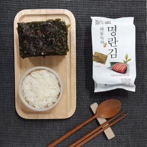 벌크 소금대신 명란 뿌린 하동녹차 명란김 6g 24봉 김 성경녹차김 성경김자반 미니김 돌자반