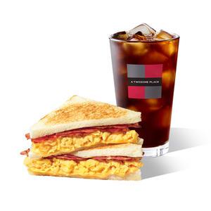 [투썸] 스크램블 에그 샌드위치 + 아메리카노 R
