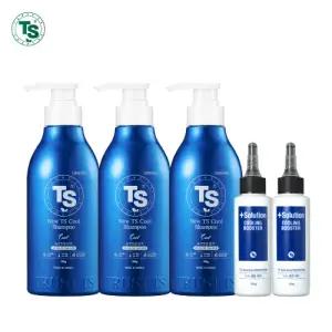 뉴TS쿨샴푸 500g*3개+TS쿨링부스터 100g*2개
