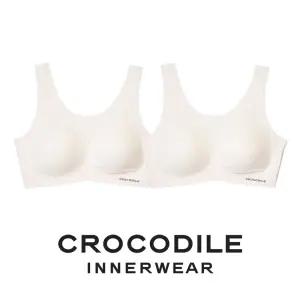 [크로커다일] 감탄브라 소프트핏 쉘론 U넥 패드일체형 브라2종 오트밀 CDWBR5M