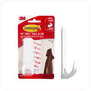 쓰리엠 다용도걸이 라운드 훅 대형