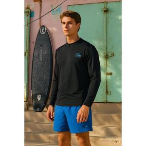 [퀵실버] 헤리티지 3 루즈핏 래쉬가드 QF21RS040DRK