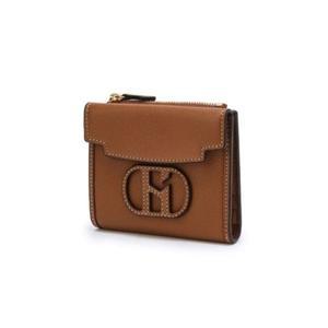 [NS홈쇼핑][헤지스ACC] HIWA5E542W2 브라운 H패치 소가죽 탑지퍼 반지갑[35177983]