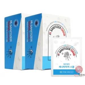 1+1 FA 새니타이저스왑 뉴플러스 이올스왑 일회용 알콜소독티슈 대형 30매입 / 총2박스